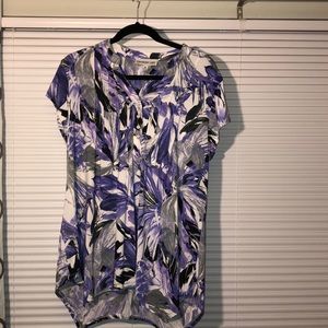 NWT Short Sleeve Purple Shirt